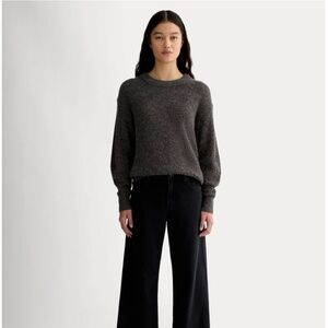 Everlane - Charcoal COCOON CREW IN ALPACA